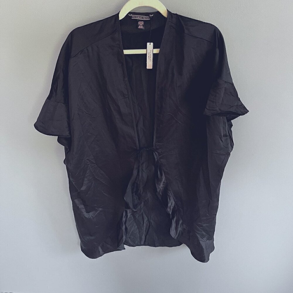 Victoria’s Secret Black Robe One Size NWT